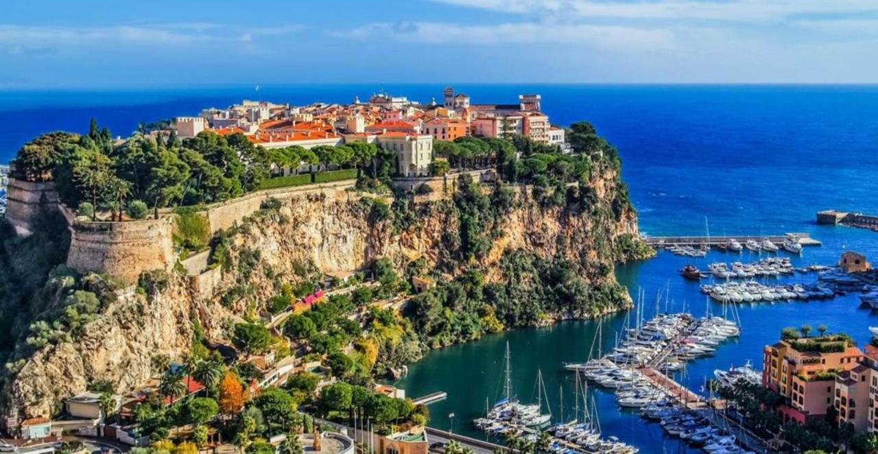 Luxurious Flat At 5 Min By Walk To Monaco, Free Parking And Sea View Apartamento Beausoleil Exterior foto
