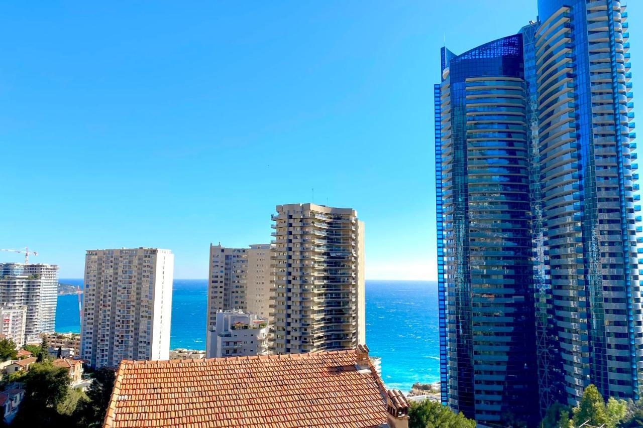 Luxurious Flat At 5 Min By Walk To Monaco, Free Parking And Sea View Apartamento Beausoleil Exterior foto